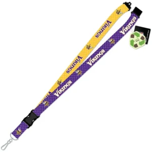 Vikings Diamond Plate Lanyard