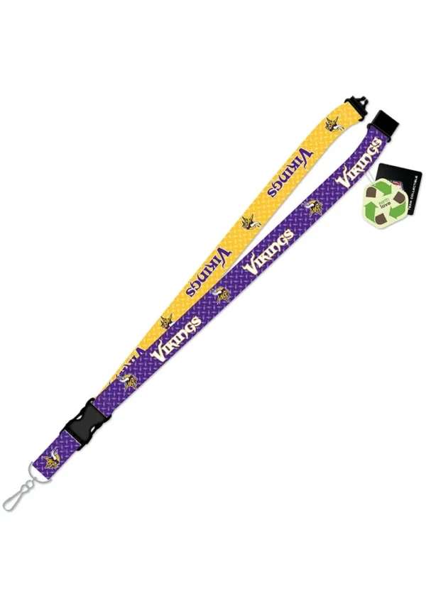 Vikings Diamond Plate Lanyard