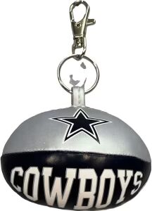 Dallas Cowboys football keychain