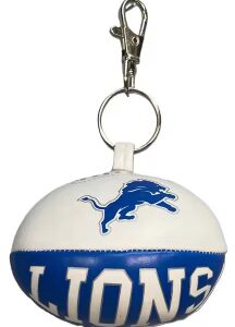 Detroit Lions Football Keychain