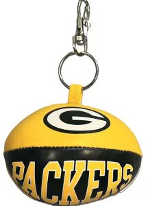Green Bay Packers Football Keychain