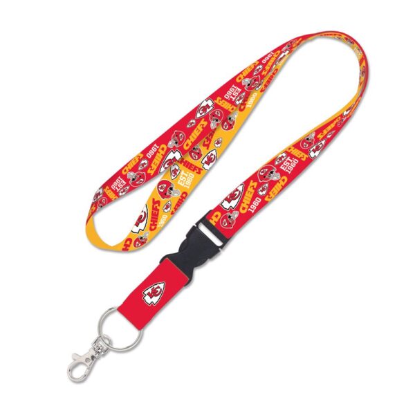 Kansas City Chiefs Scatter Lanyard