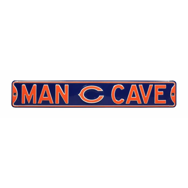 Chicago Bears Man Cave Street Sign