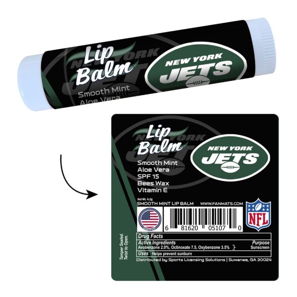 New York Jets Smooth Mint SPF 15 Lip Balm