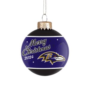 Baltimore Ravens ball ornament