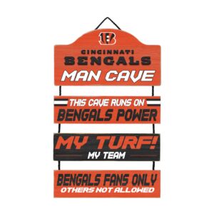 Cincinnati Bengals Man Cave Sign