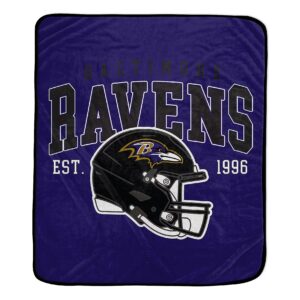 Baltimore Ravens Color Block 50x60 Blanket