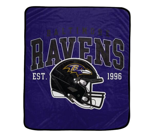 Baltimore Ravens Color Block 50x60 Blanket