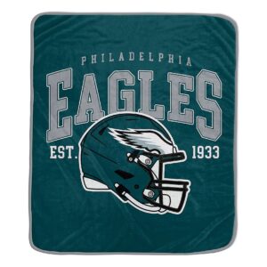 Eagles 50x60 inch Vintage Arch Royal Plush Throw Blanket