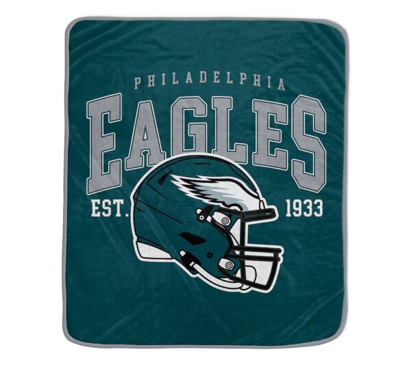 Eagles 50x60 inch Vintage Arch Royal Plush Throw Blanket