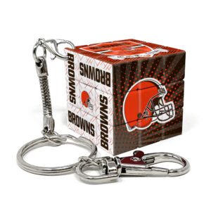 Cleveland Browns Mini Keychain Speed Cube