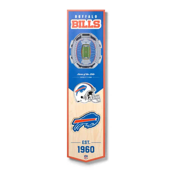 Buffalo Bills 3D Stadium Banner