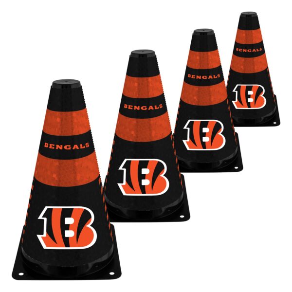 Cincinnati Bengals Four-Piece 9 Zone Cone Set