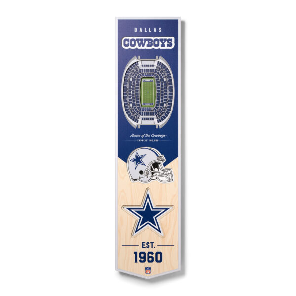 Dallas Cowboys 3D Stadium Banner