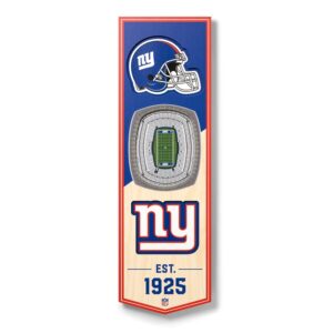 New York Giants 3D Stadium Banner