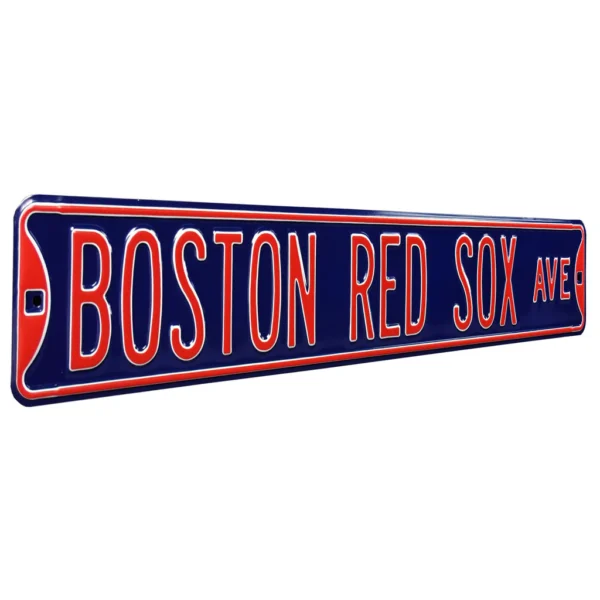 Boston Red Sox Avenue Street Sign