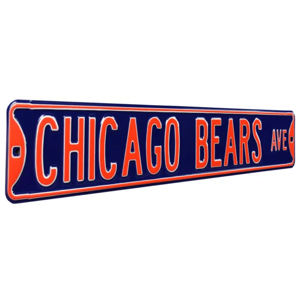 Chicago Bears Avenue Street Sign