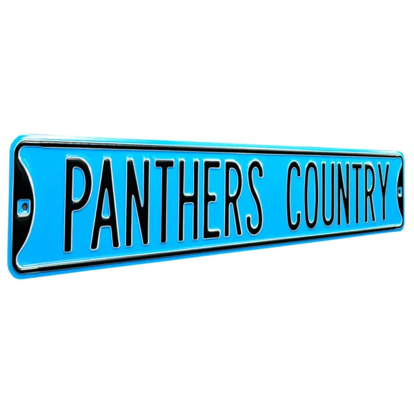 Panthers Country Street Sign