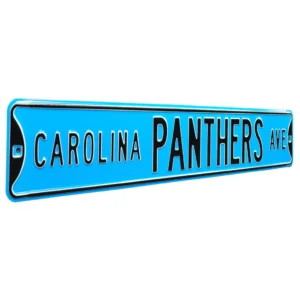 Carolina Panthers Avenue Street Sign