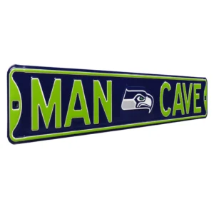 Seahawks Man Cave Street Sign