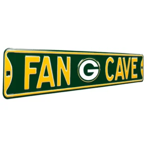 Packers Fan Cave Street Sign