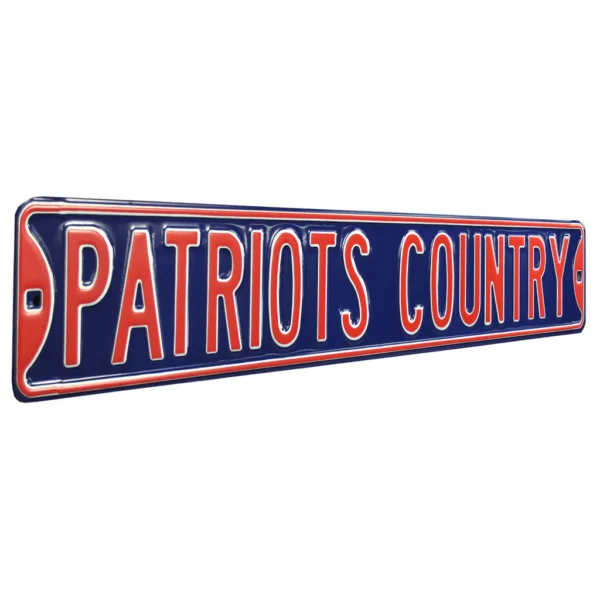 Patriots Country Street Sign