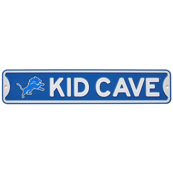 Lions Kid Cave Street Sign